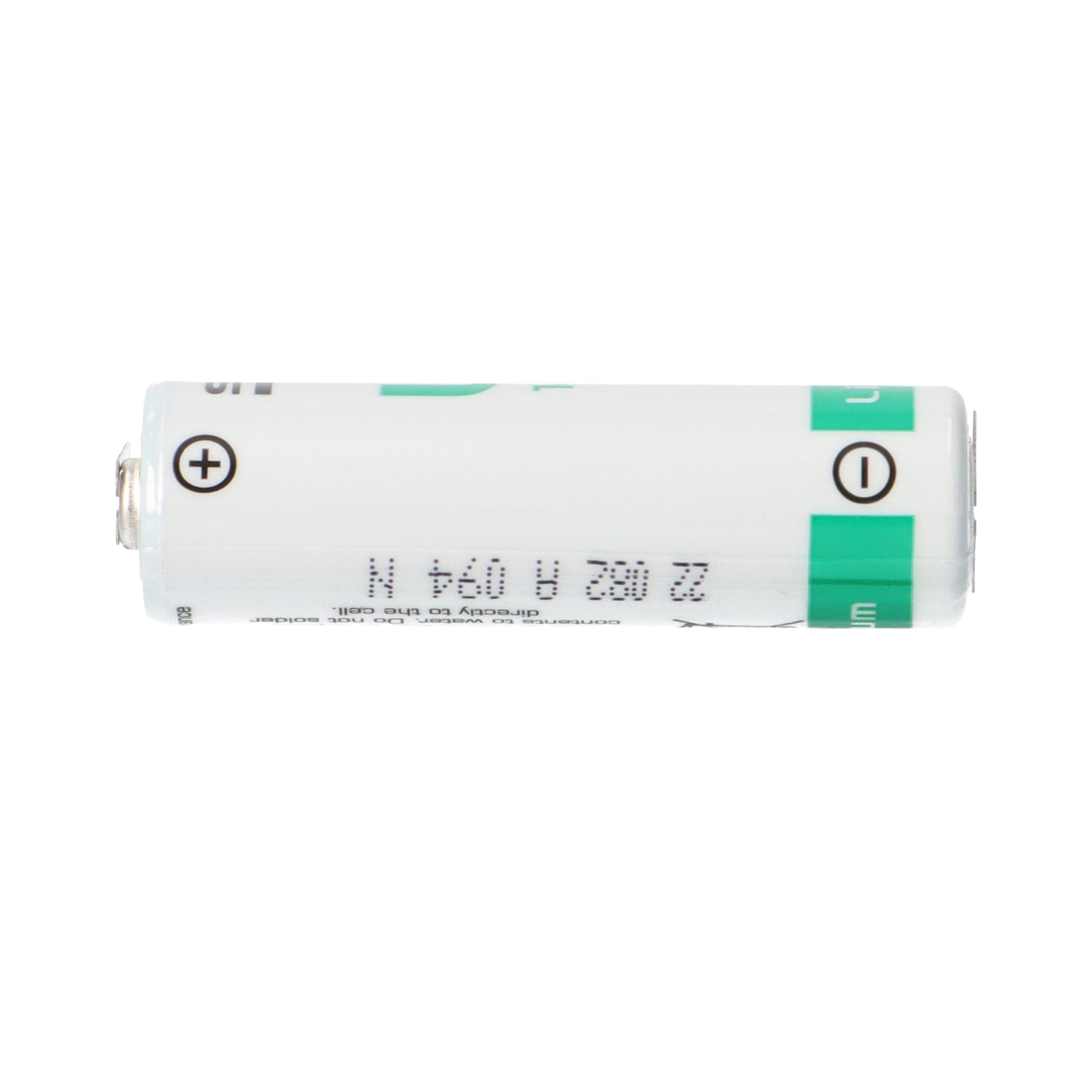 Saft Lithium 3,6V Batterie LS14500-3PF AA Zelle - pin +/- -