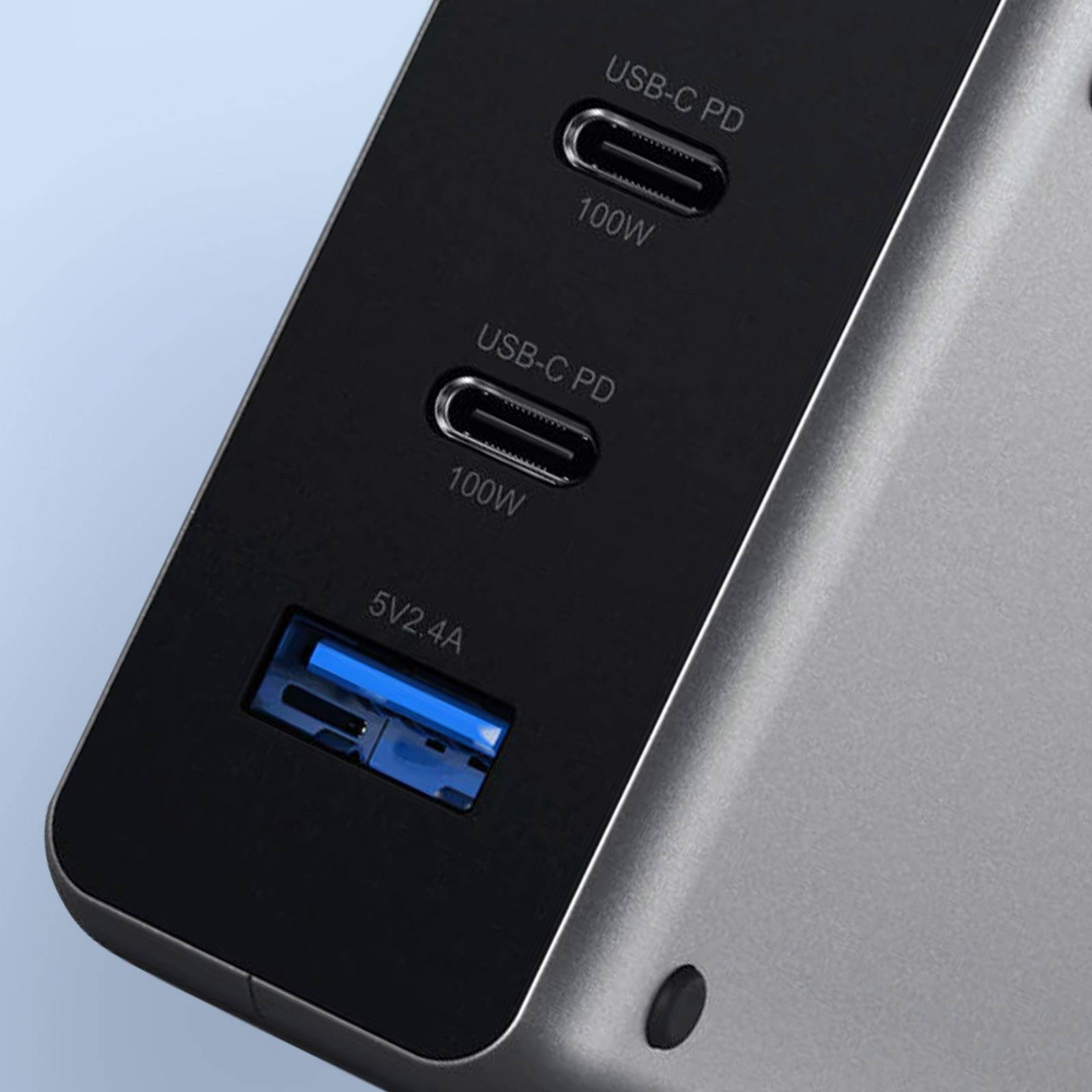 Satechi ST-TC100GM-EU - Auto - AC - Grau - 100 W - 2 x USB-C - 1 x USB-A - space