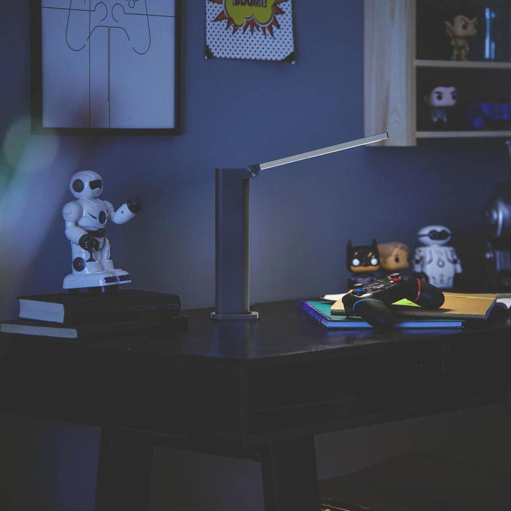 PHILIPS - Amber Akku-Tischleuchte USB 5W schwarz 120lm