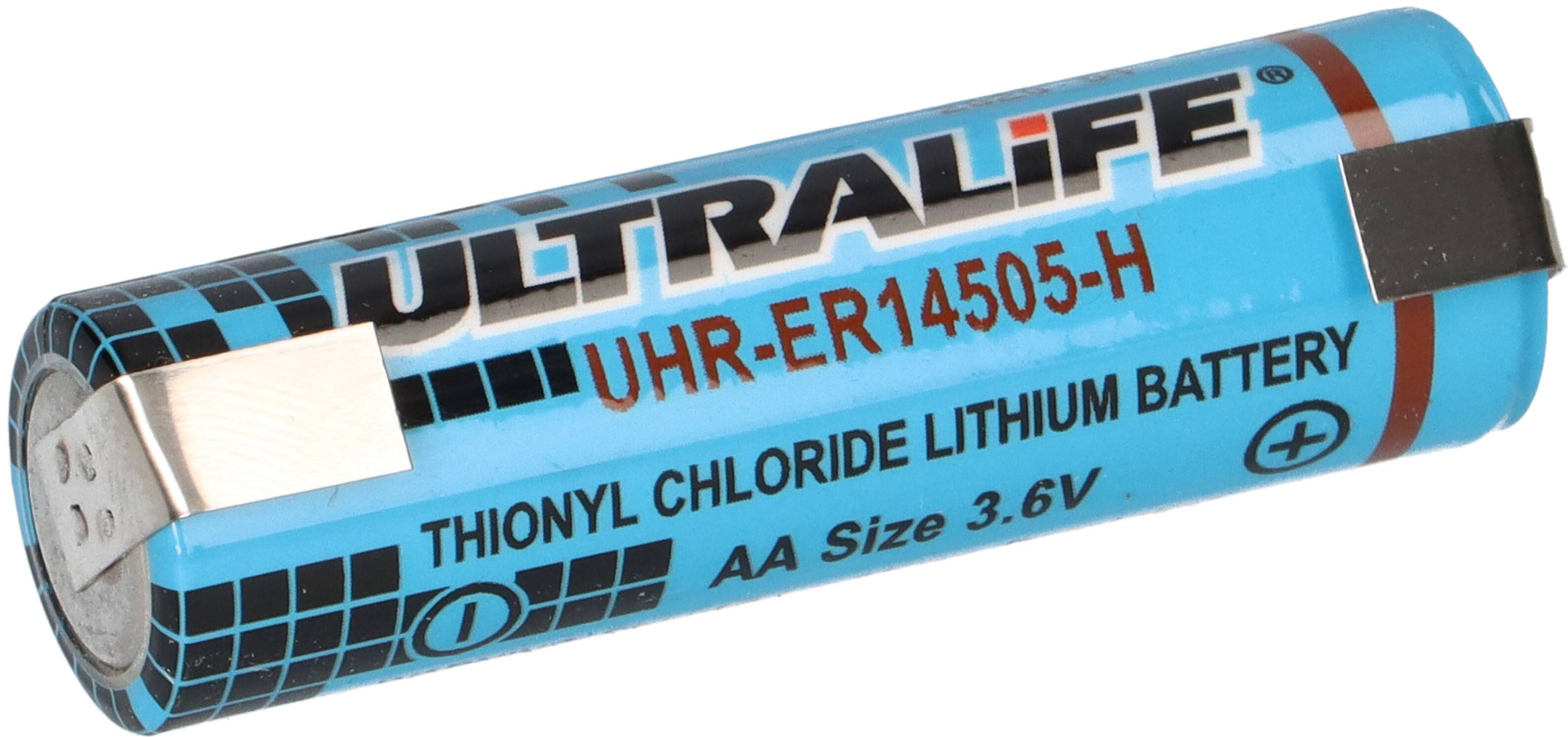 Ultralife Lithium UHR-ER14505-H LS 14500 14500 SL 760 SL 760 S AA Hochstrom 3,6V 2000mAh U Lötfahne
