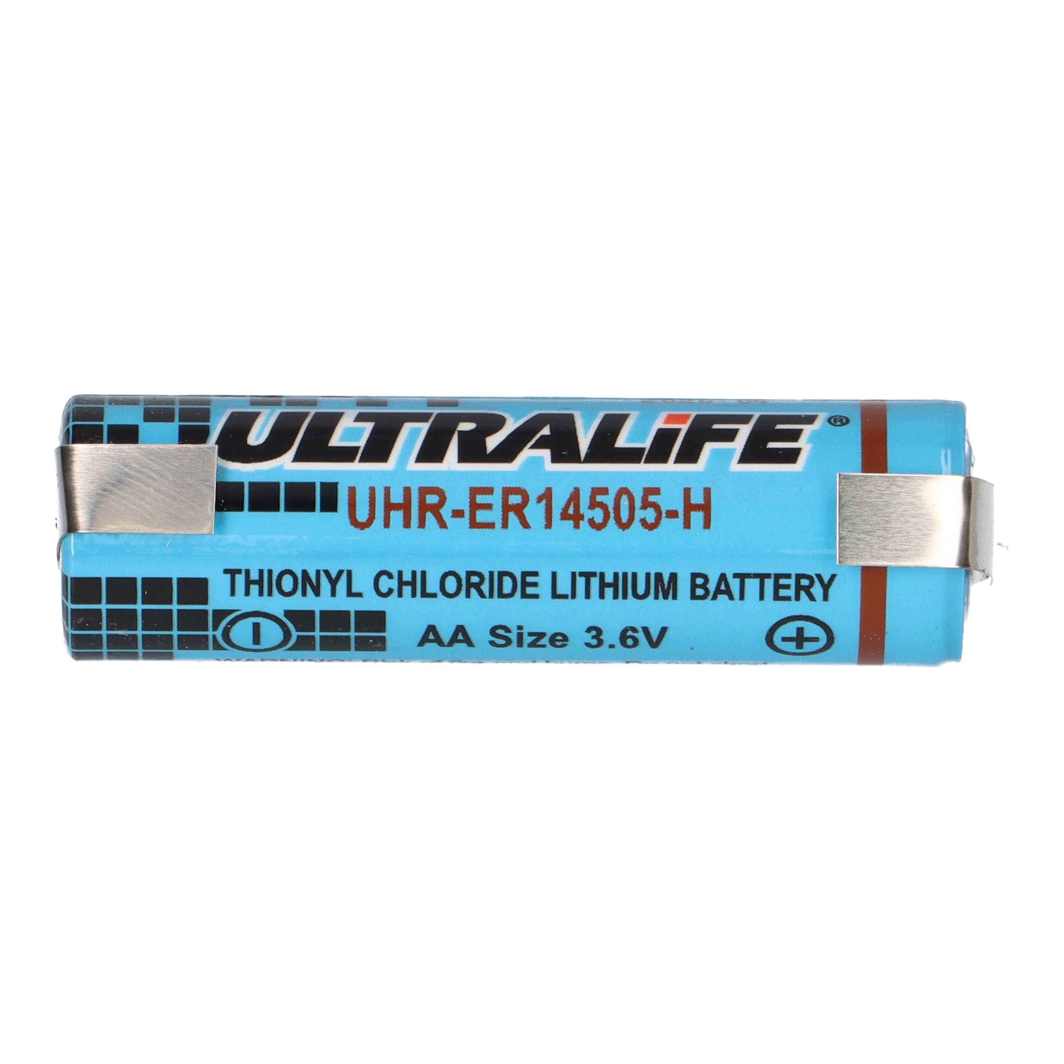 Ultralife Lithium UHR-ER14505-H LS 14500 14500 SL 760 SL 760 S AA Hochstrom 3,6V 2000mAh U Lötfahne
