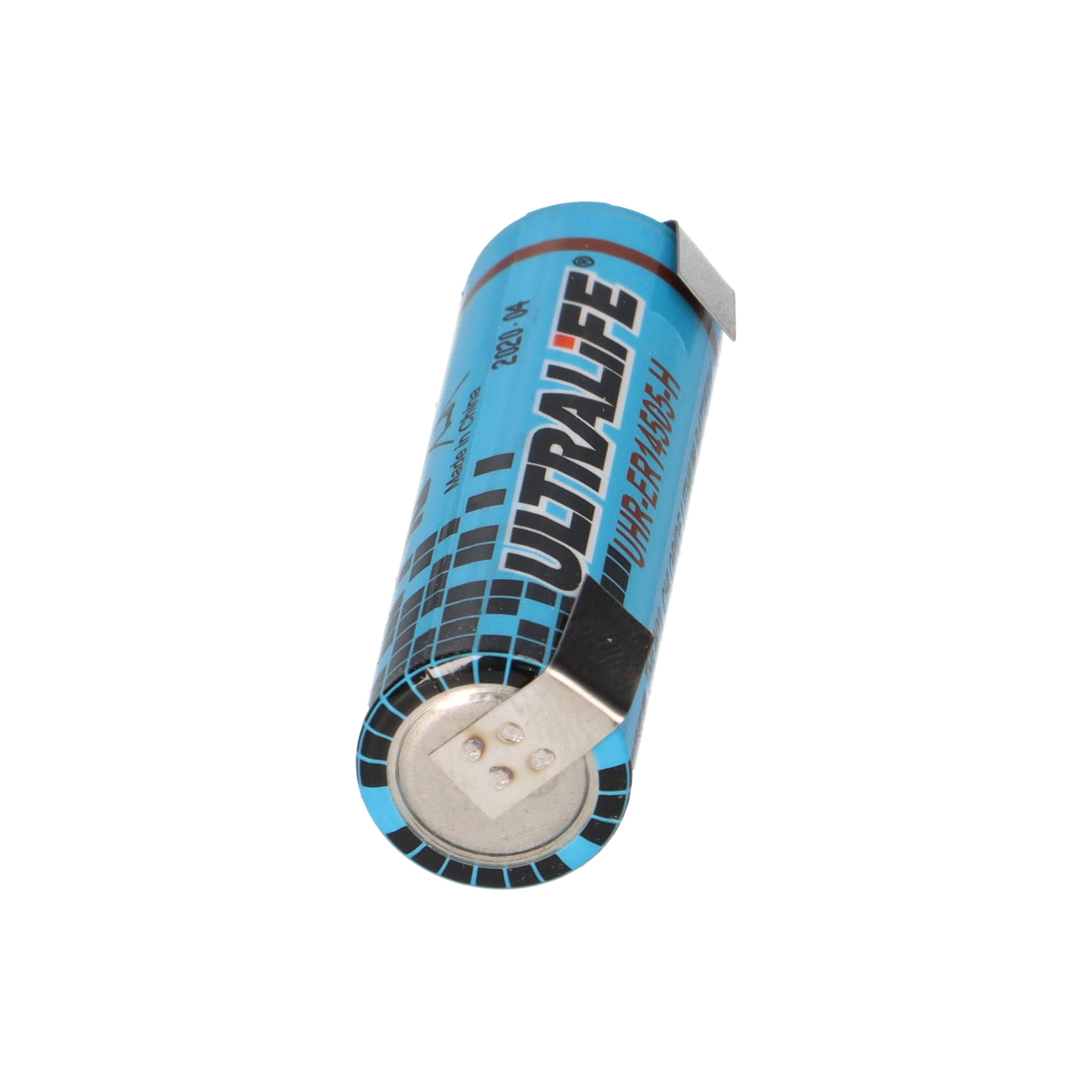 Ultralife Lithium UHR-ER14505-H LS 14500 14500 SL 760 SL 760 S AA Hochstrom 3,6V 2000mAh U Lötfahne