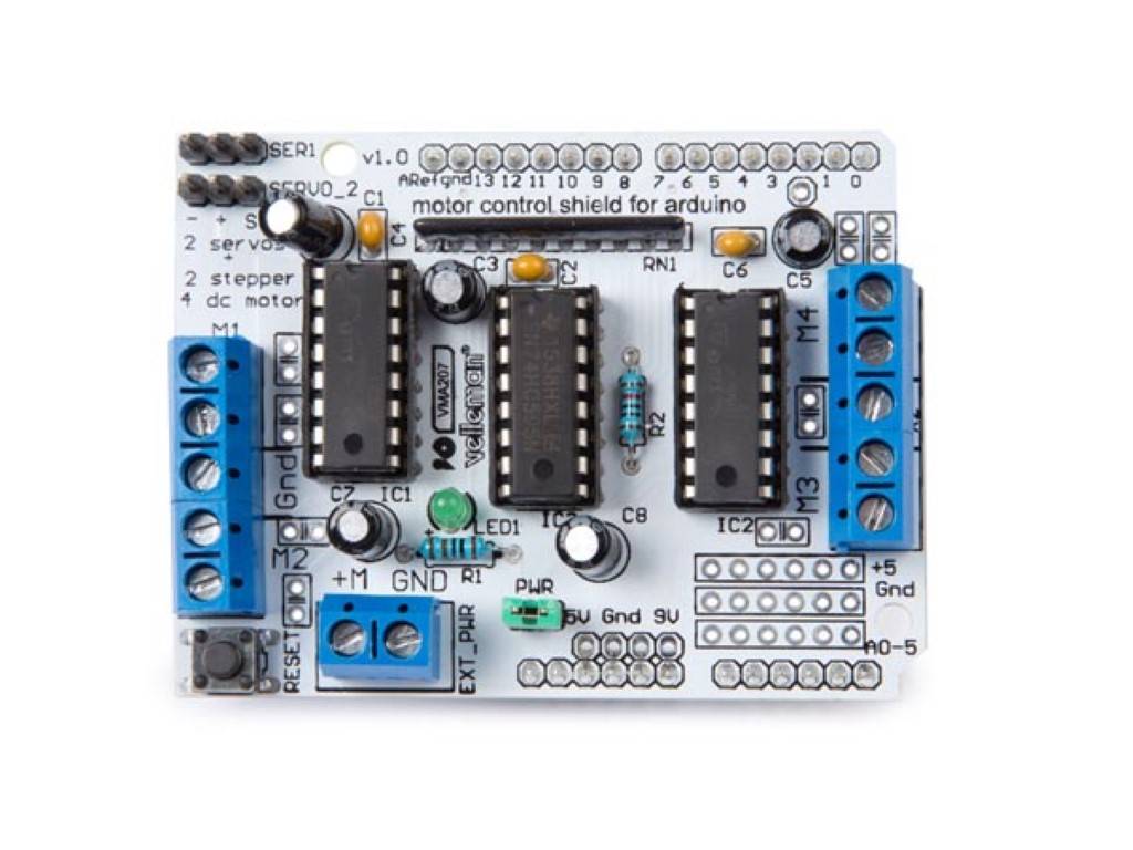 Whadda WPSH207 L293D Motorantrieb-Erweiterungsschild für Arduino®