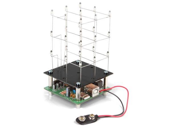 3d led-würfel 3 x 3 x 3