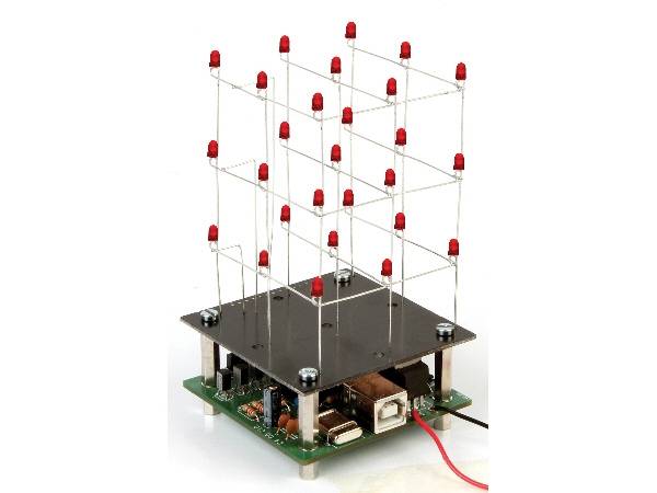 3d led-würfel 3 x 3 x 3