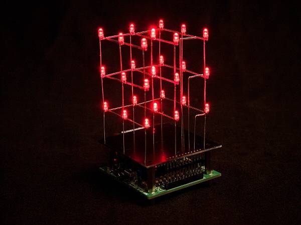 3d led-würfel 3 x 3 x 3