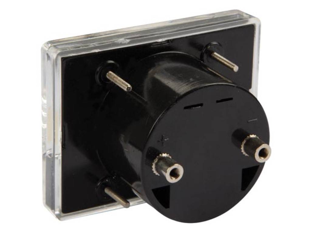 Analoges einbau-strommessgerät 50 µa dc / 60 x 47 mm