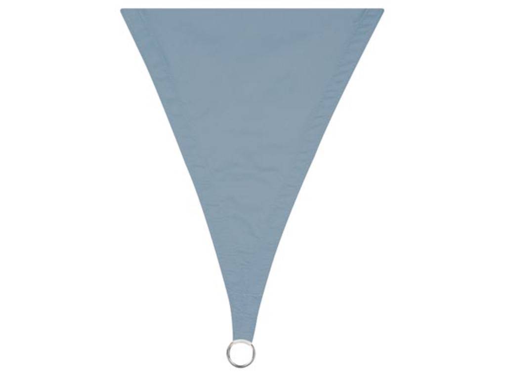 Perel Sonnensegel, wasserabweisend, 4 x 3 m, 160 g/m², Polyester, Rechteck, Hellgrau