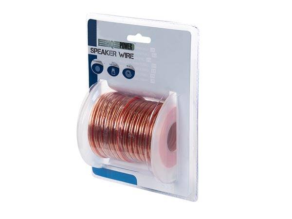 Lautsprecherkabel transparent 2 x 1.50 mm² 15 m