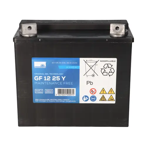 Exide Sonnenschein GF 12 025 Y G dryfit Blei Gel Antriebsbatterie 12V 25Ah Exide Sonnenschein GF 12 025 Y G dryfit Blei Gel Antriebsbatterie 12V 25Ah