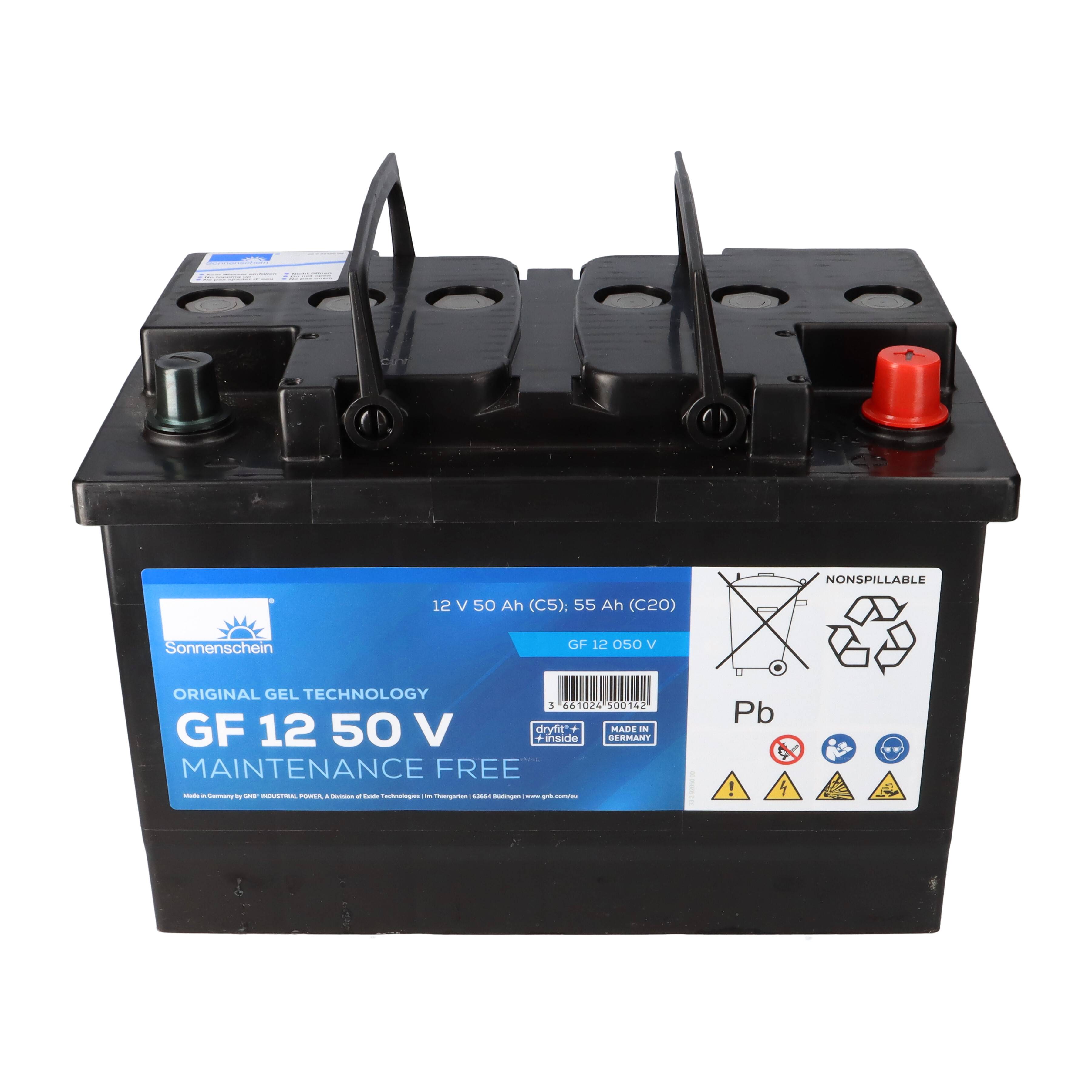 Exide Sonnenschein GF12050V Antriebsbatterie 12 Volt 50 Ah (5H)