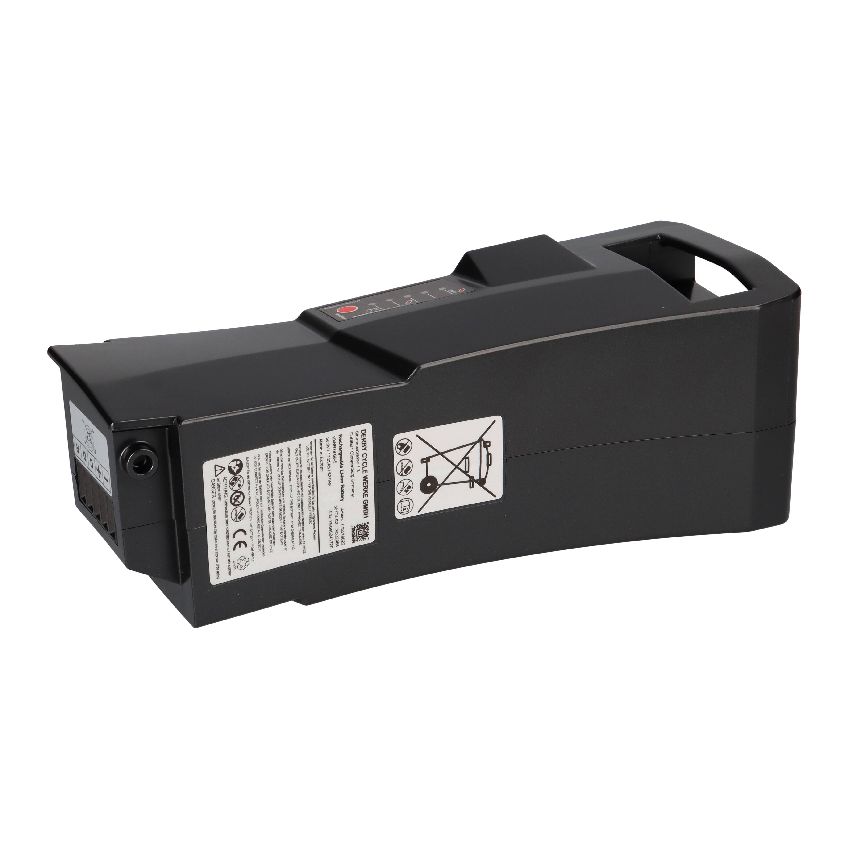 BMZ Impulse Akku - 36V 17Ah (612Wh) Pedelec E-Bike Kalkhoff