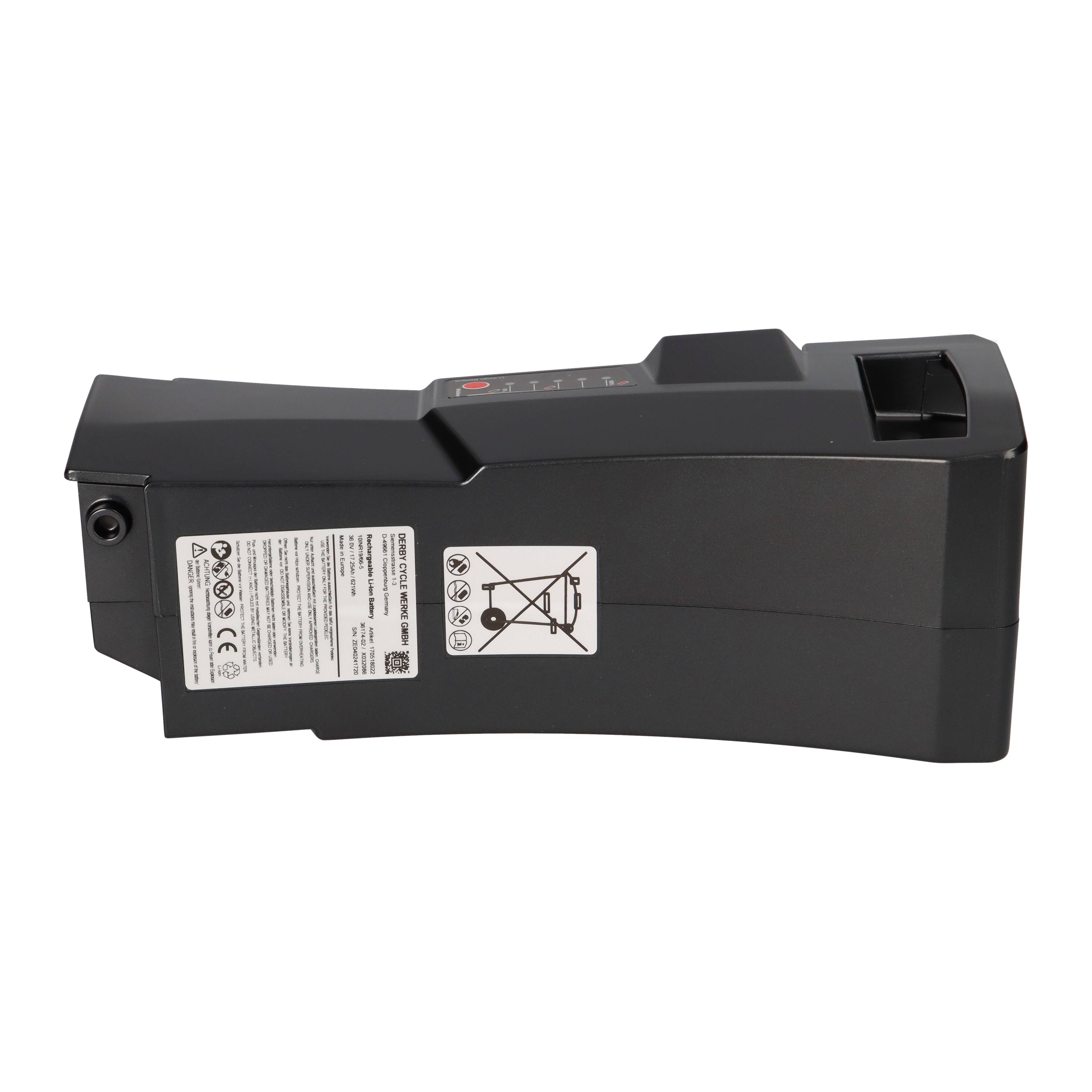 BMZ Impulse Akku - 36V 17Ah (612Wh) Pedelec E-Bike Kalkhoff