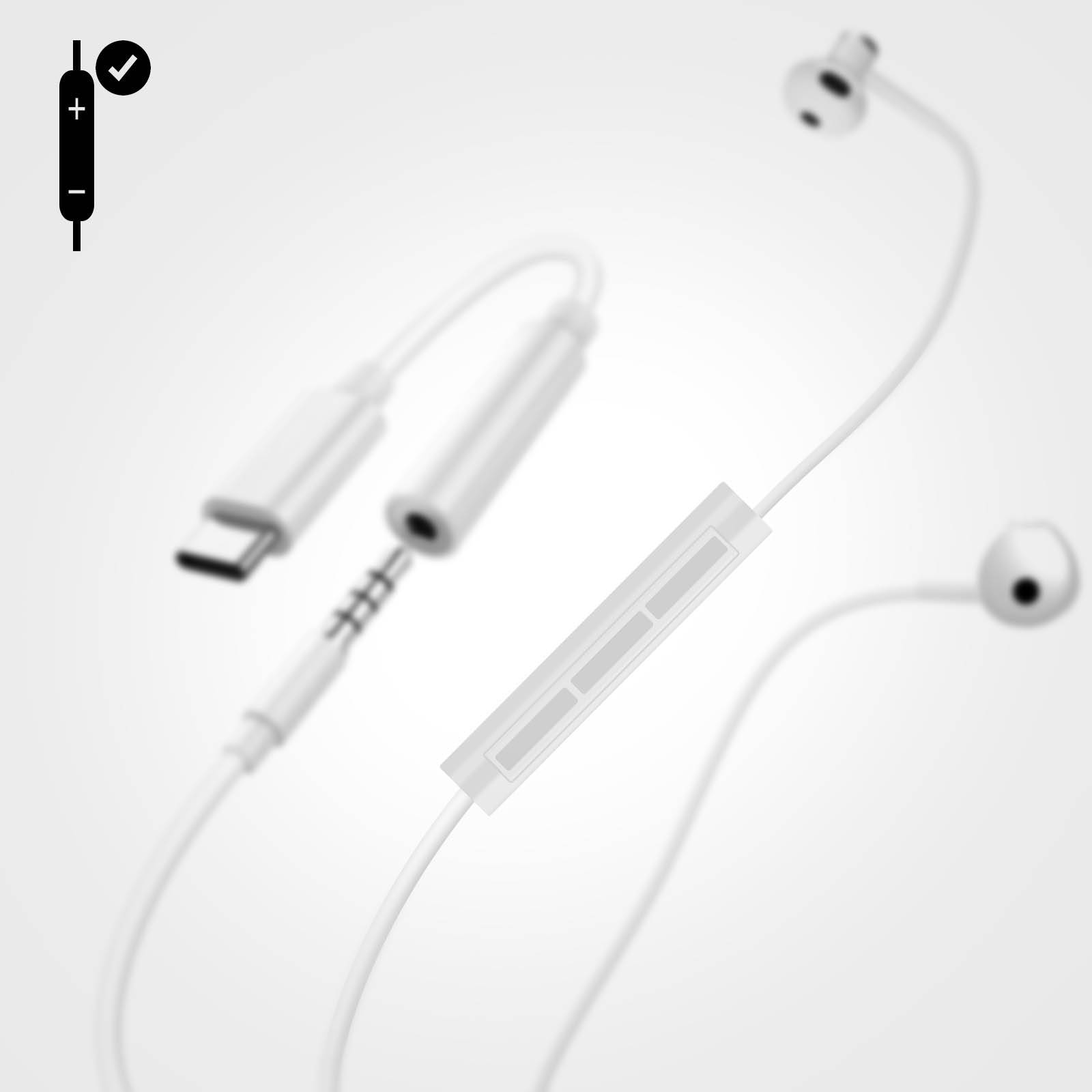 Original Apple USB-C auf 3,5 mm Klinkenadapter MU7E2ZM/A