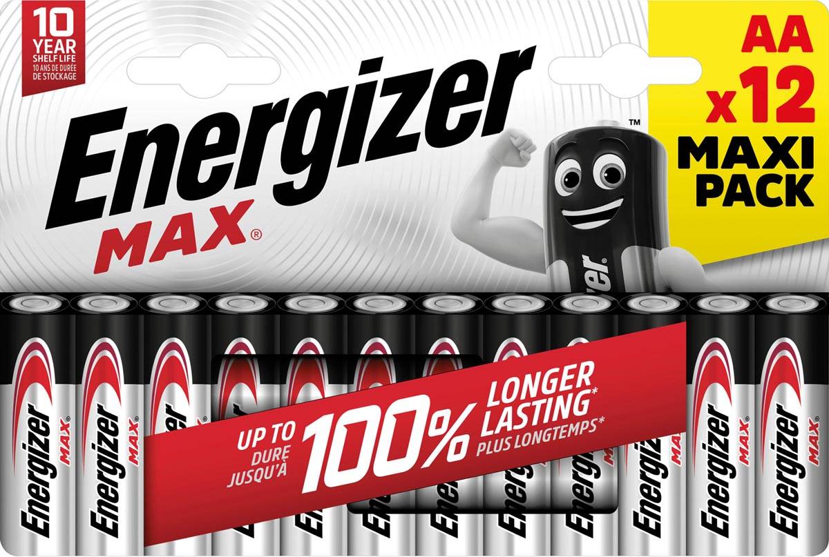 Max Mignon AA -Batterie Alkali-Mangan - Batterie - Mignon (AA)