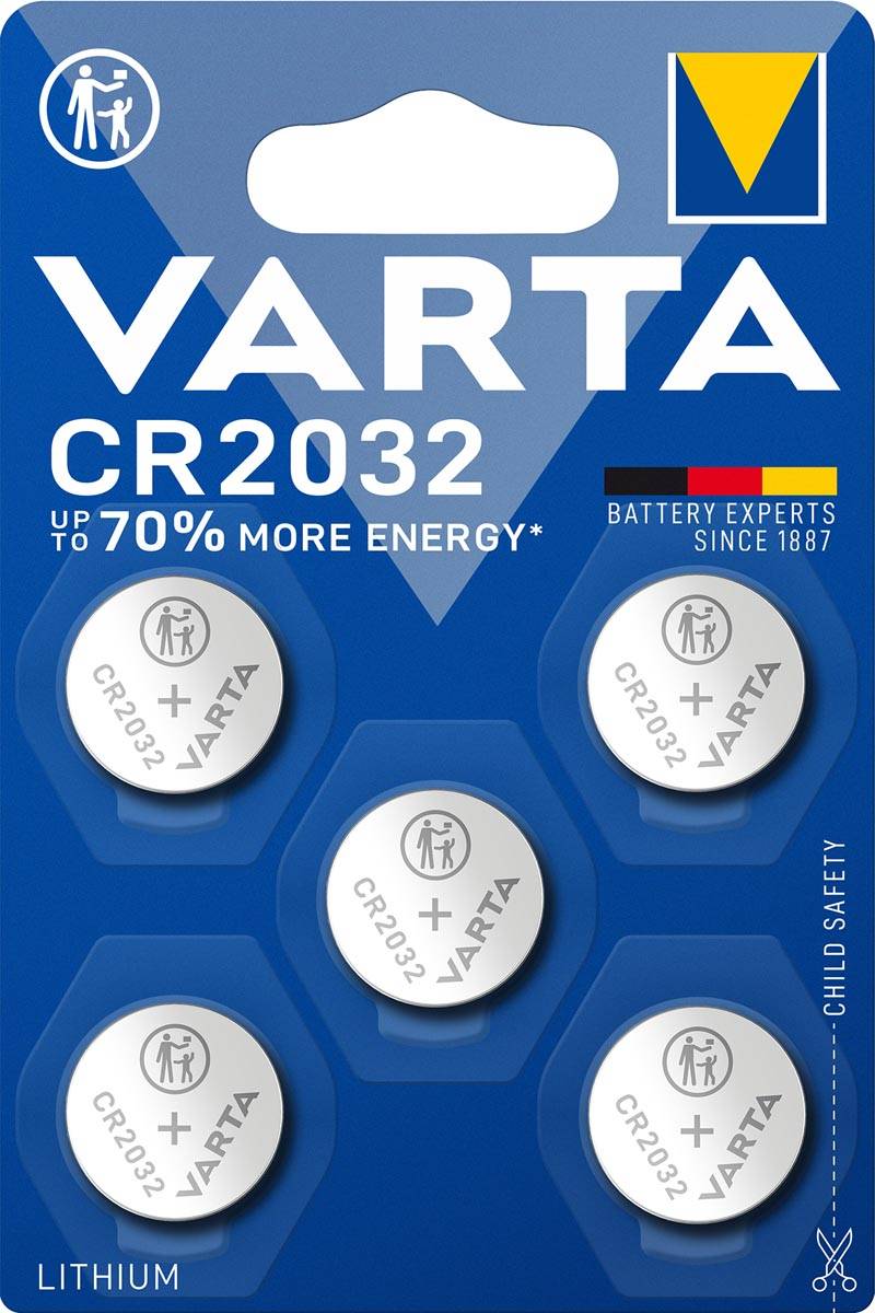 Varta Electronics - Batterie 5 x CR2032 - Li