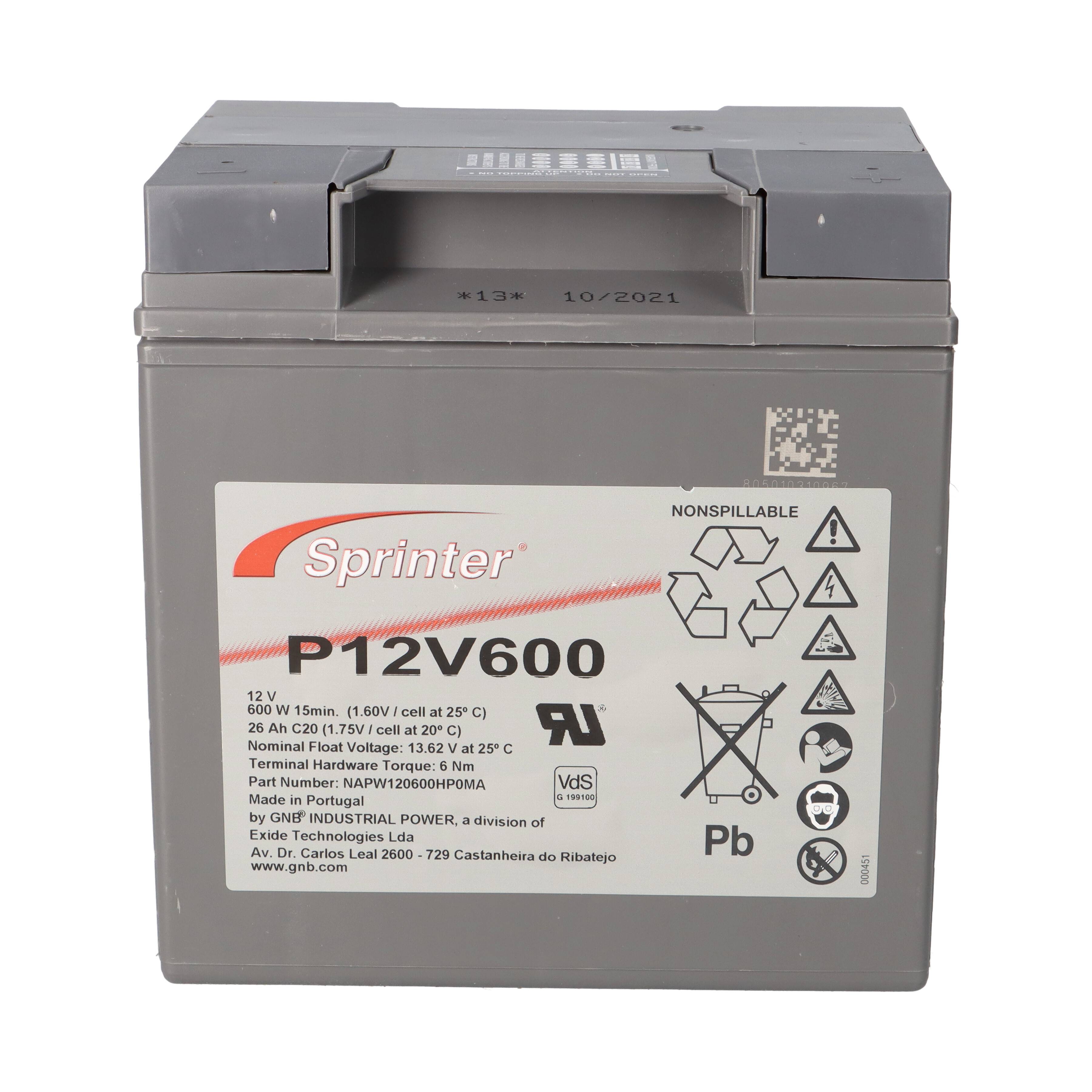 Exide 2836, 1x -04251677307411