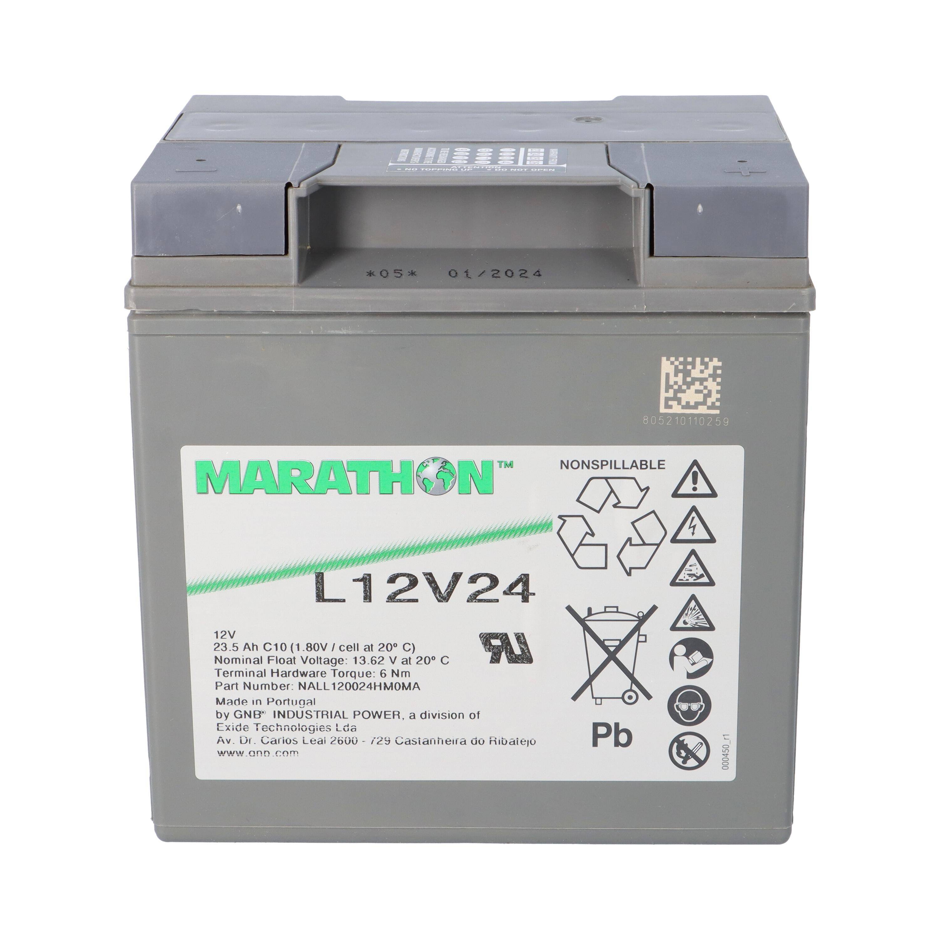 Exide Marathon L12V24 12V 23,5Ah AGM Blei Akku VRLA