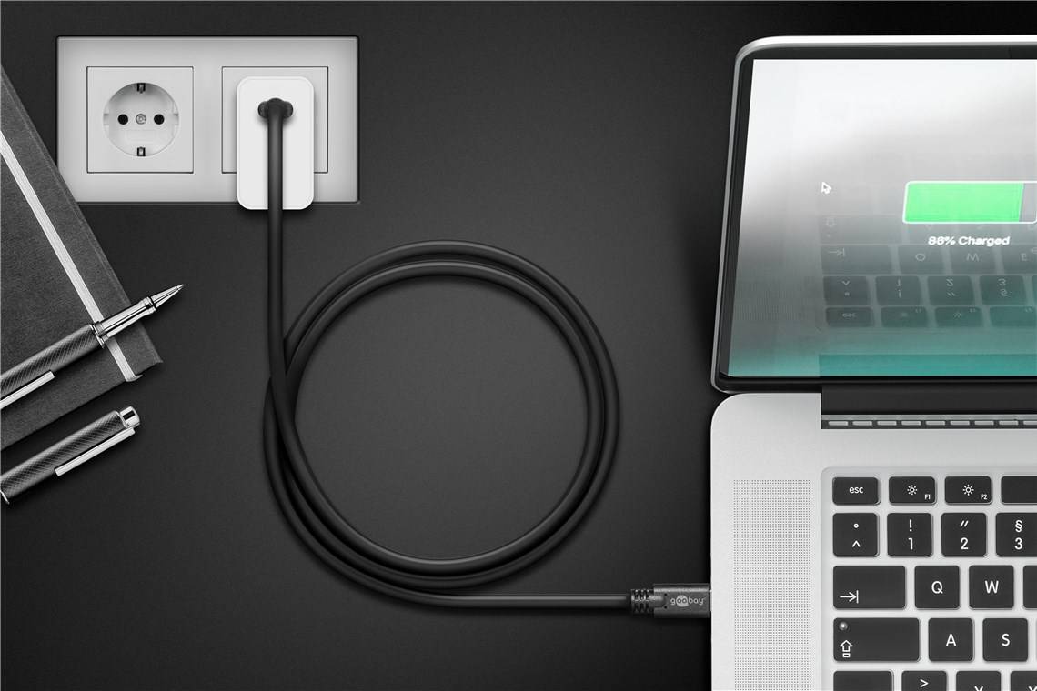 Goobay USB-Kabel 67975 3.1 C/C 0,5m sw