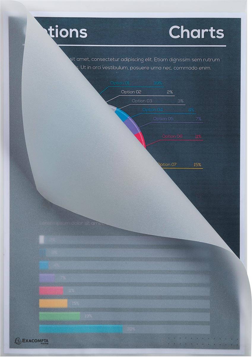 Aktensichthülle Papier A4 50850E 110g transparent 50 Stück