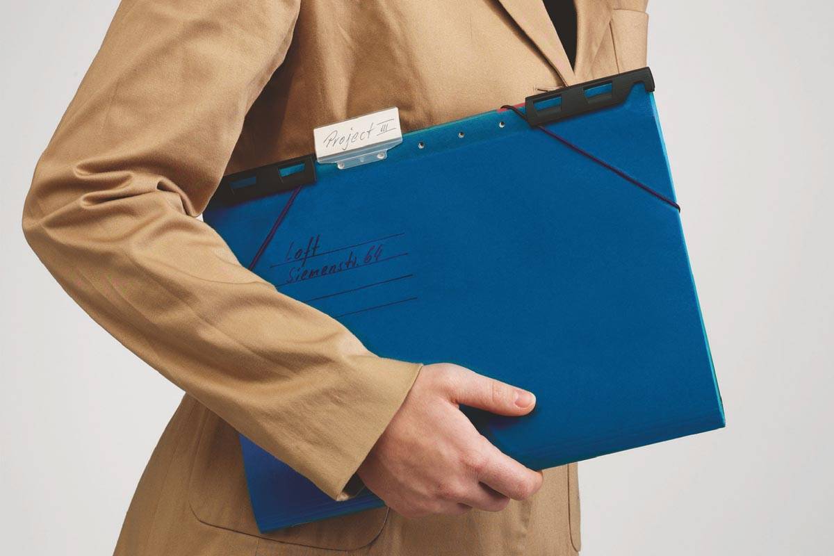 Leitz Ordnungshängemappe Alpha Divide It UP DIN A4 Blau 18900035 1 St.