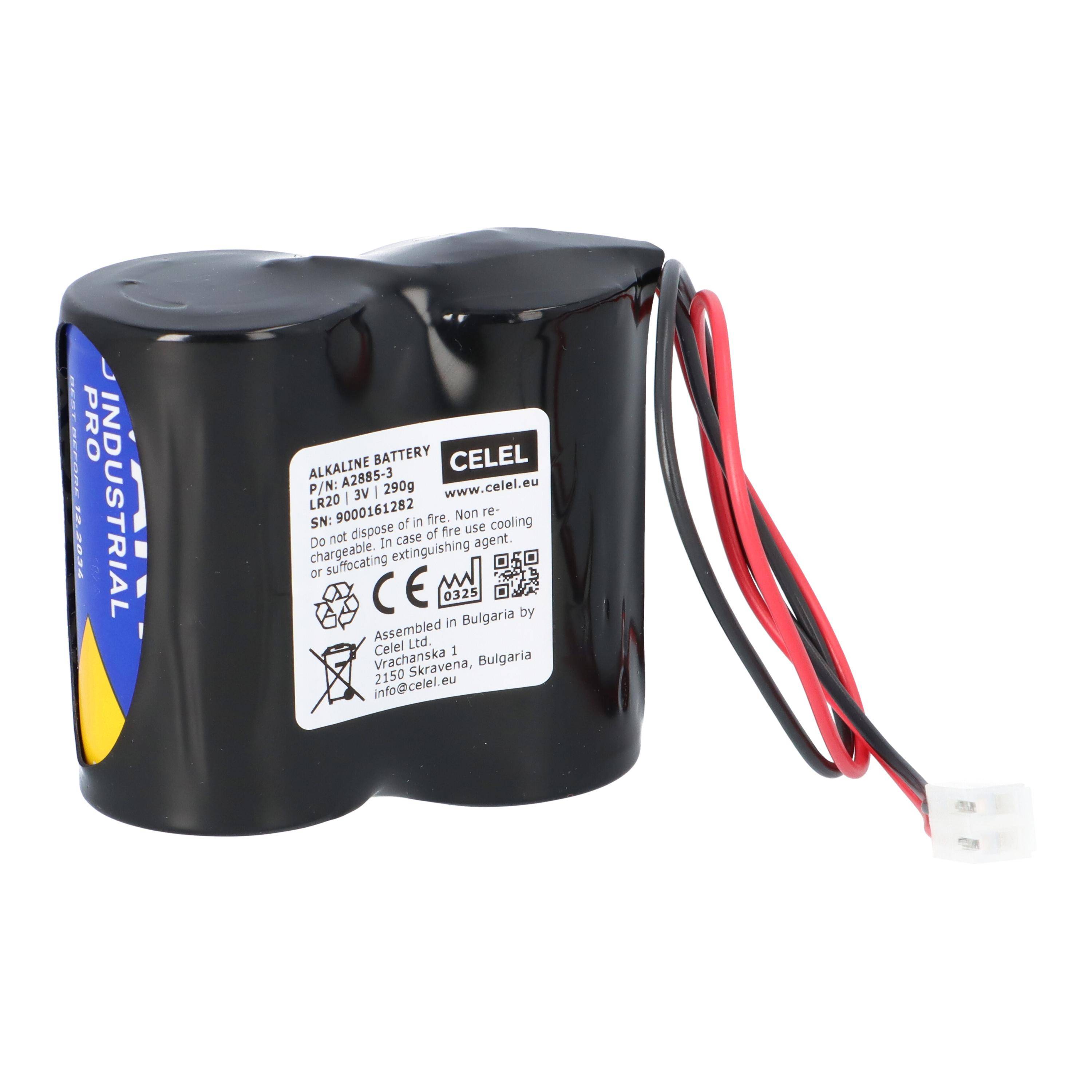 Ersatzbatterie passend für Varta 760AB, ABUS FU2986, FU8220, Funkaußensirene, Secvest