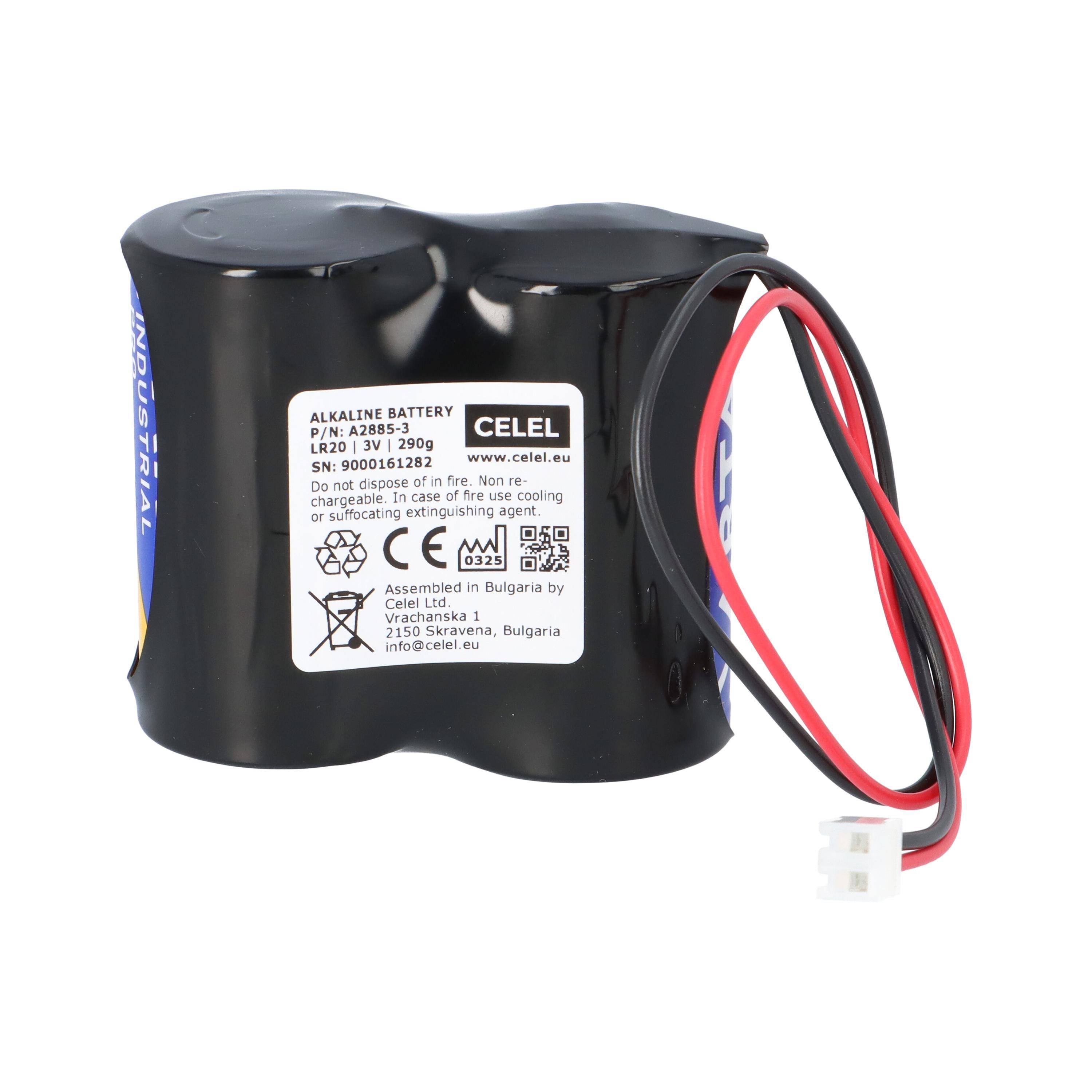 Ersatzbatterie passend für Varta 760AB, ABUS FU2986, FU8220, Funkaußensirene, Secvest