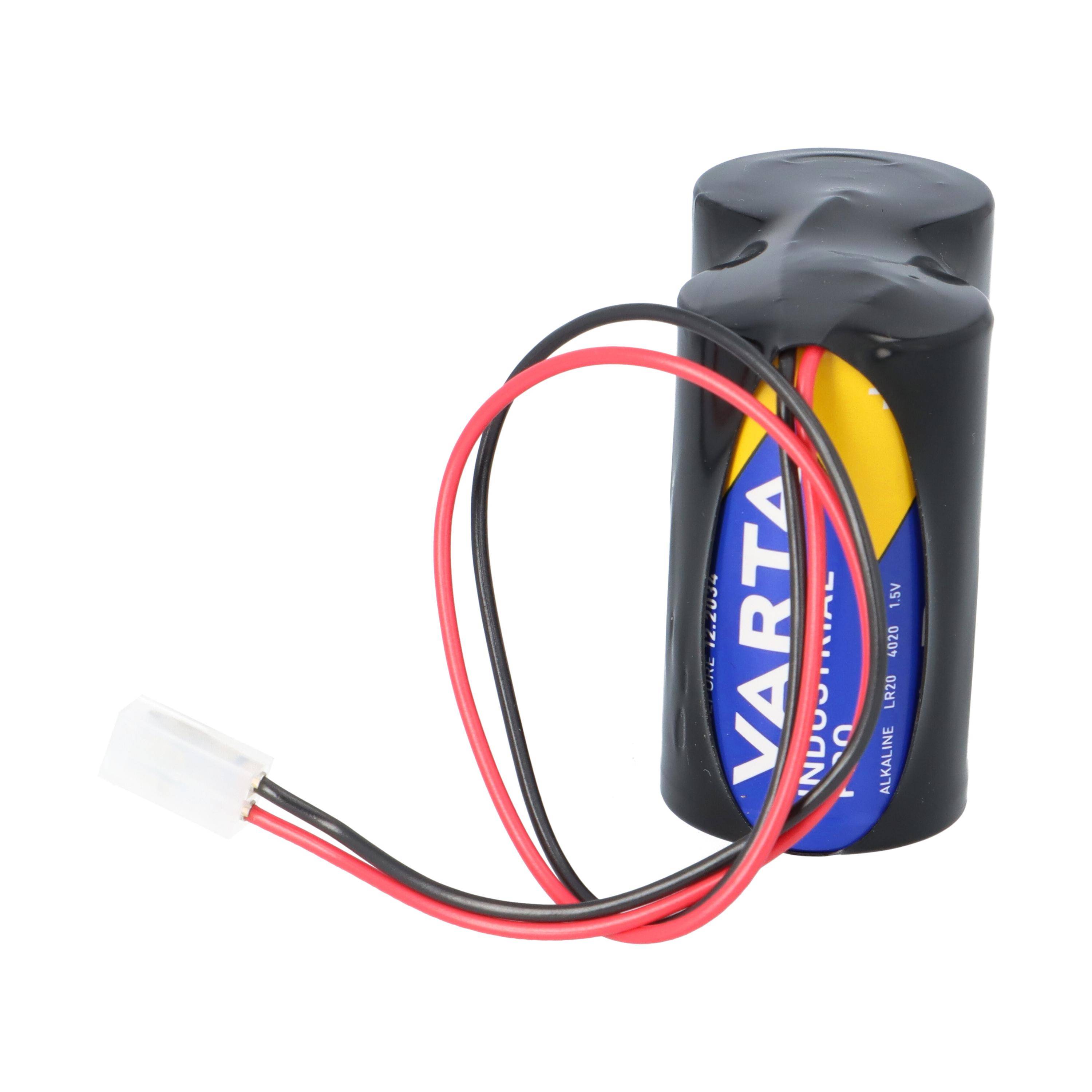 Ersatzbatterie passend für Varta 760AB, ABUS FU2986, FU8220, Funkaußensirene, Secvest