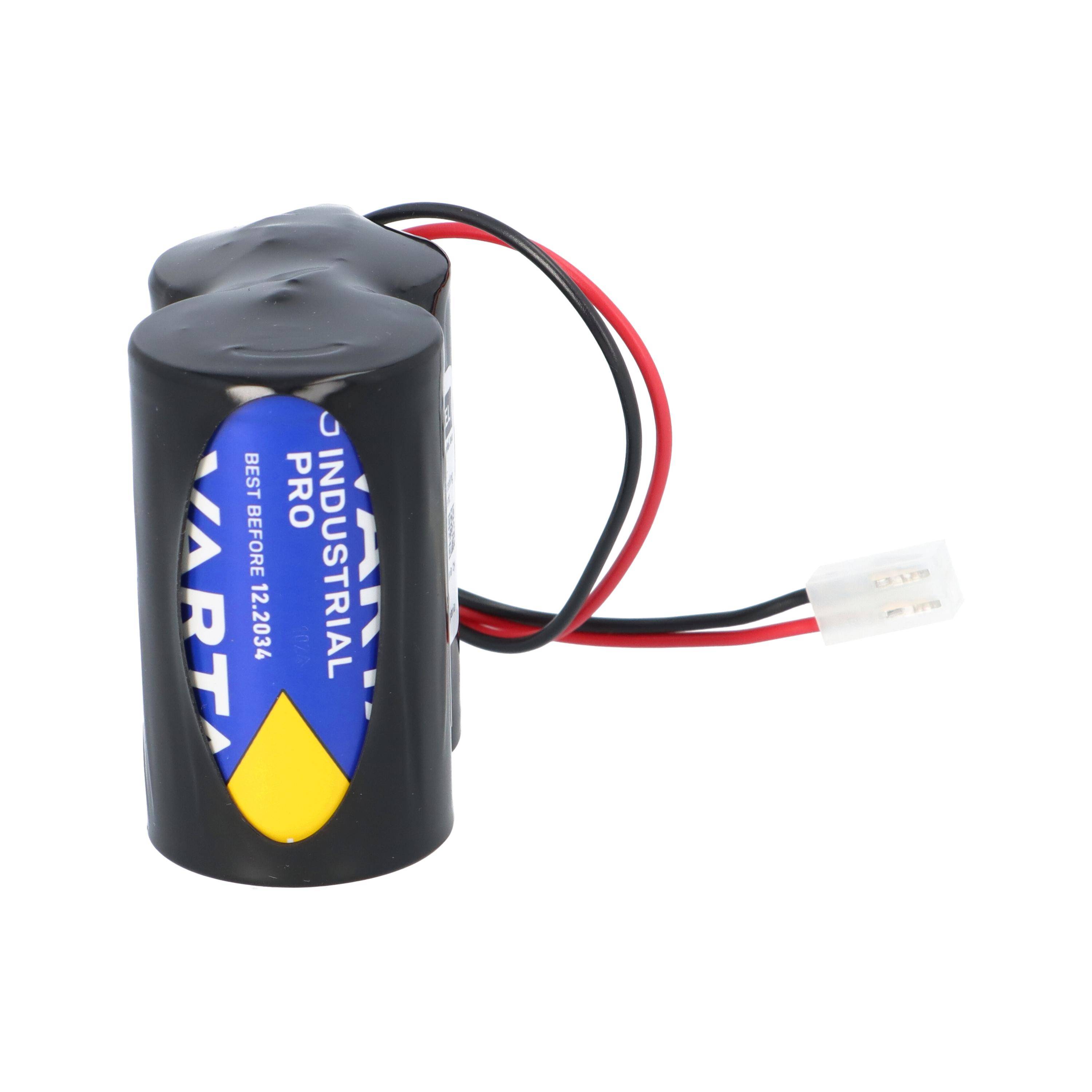 Ersatzbatterie passend für Varta 760AB, ABUS FU2986, FU8220, Funkaußensirene, Secvest