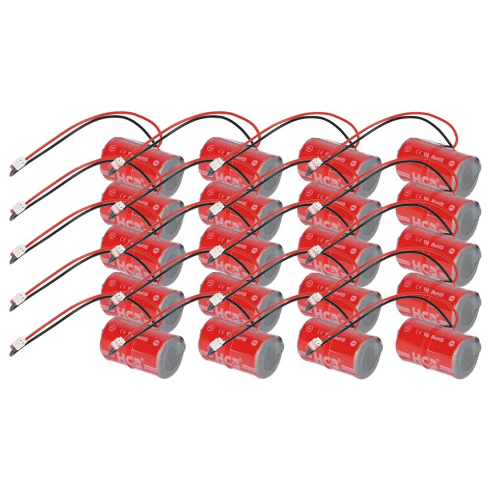 20x Lithium Batterie ER14250M DOM Protector Schließzylinder kompatibel zu 298384