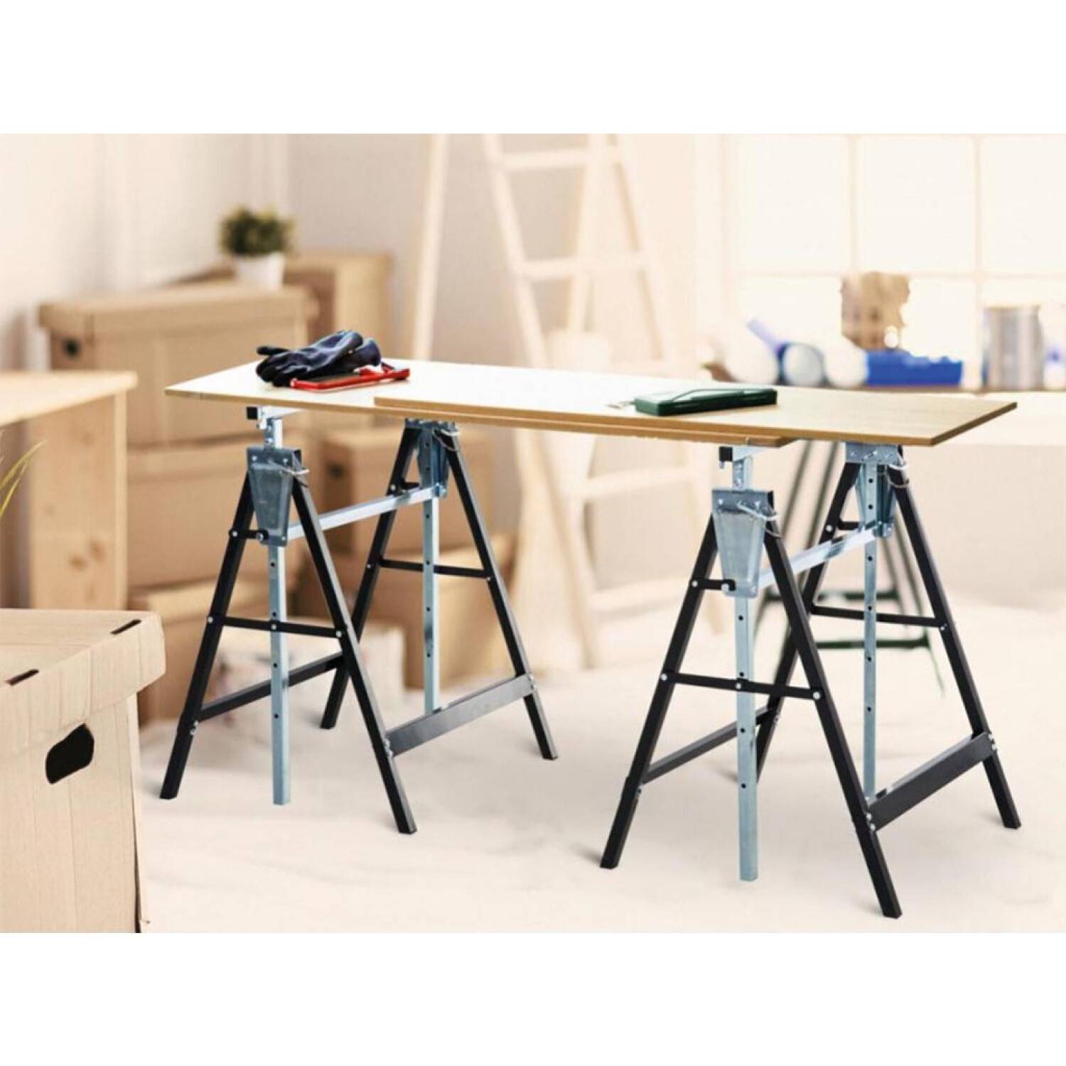 Metall-schragen (1 st.) max. 180 kg/st.