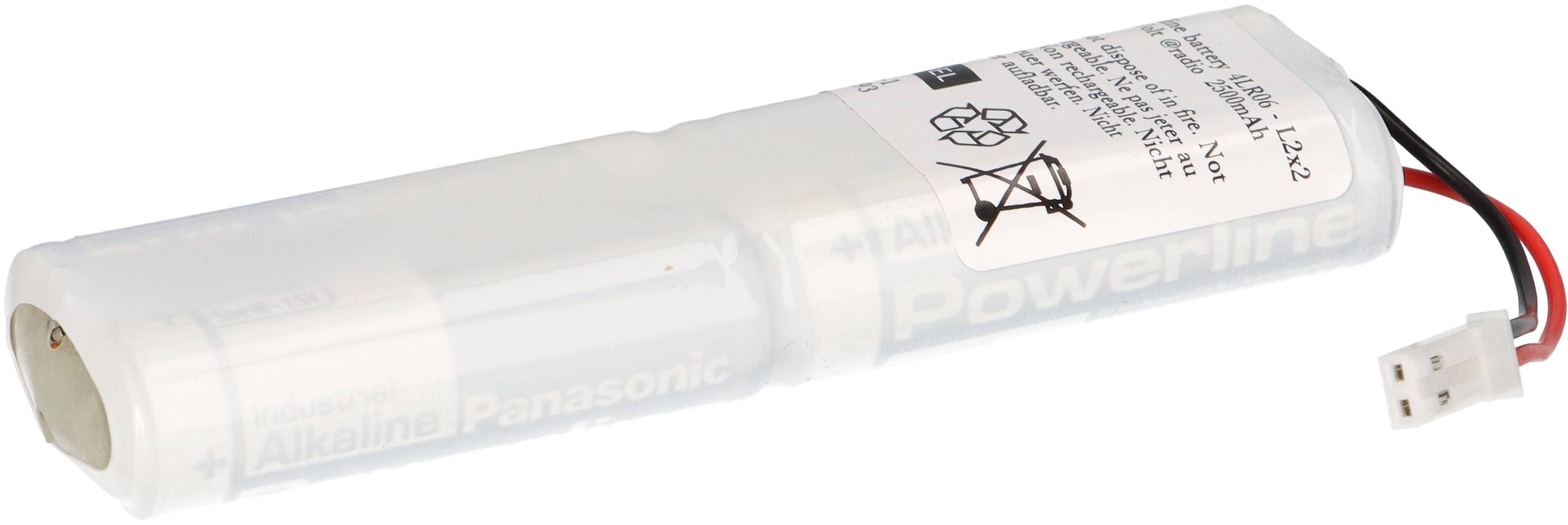 6V Batteriepack L2x2 kompatibel zu SAG: 5009501 + Stecker JST SYP02TV