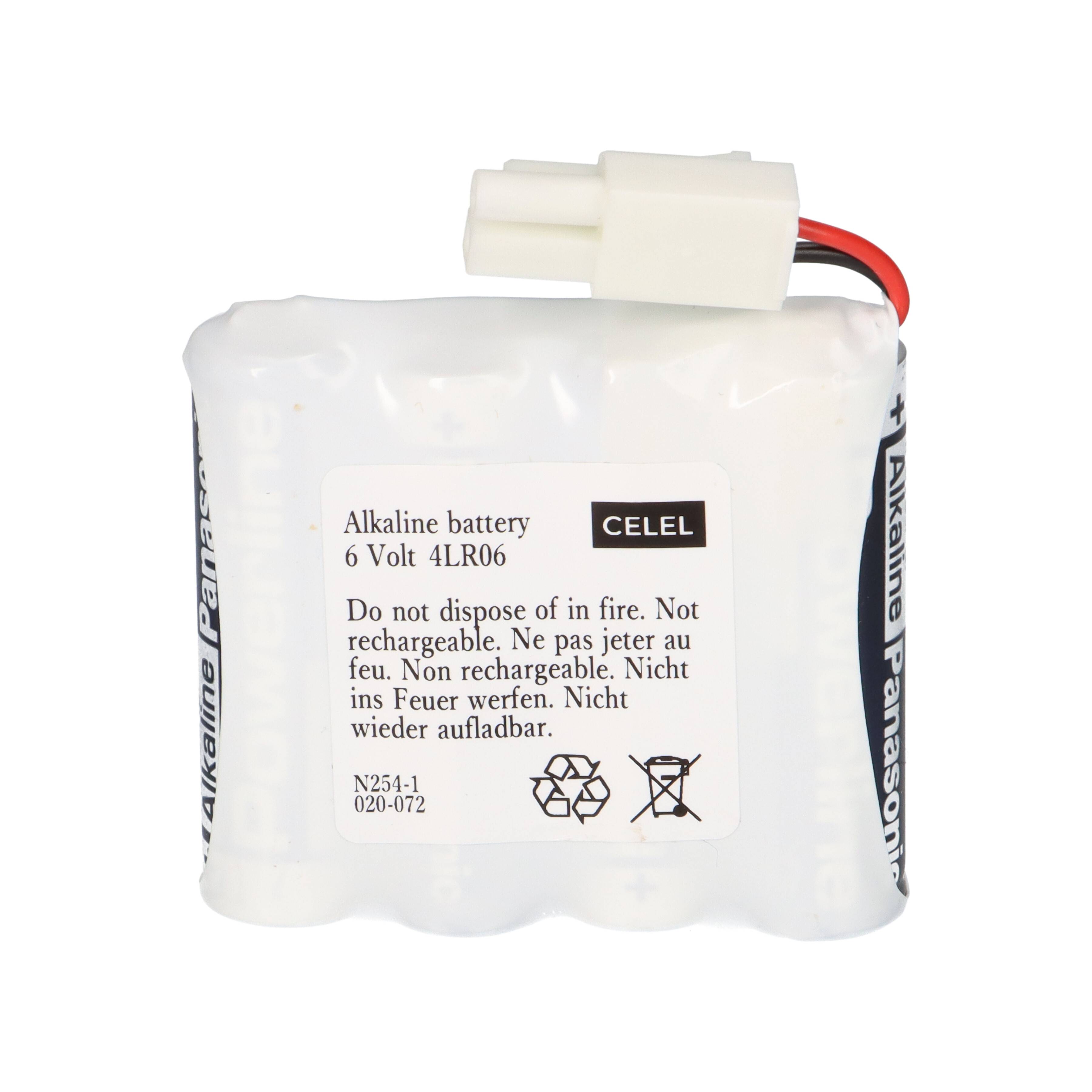 6 Volt Batteriepack kompatibel SAG Schlagbaum Schließanlage Typ 3850000.020.000