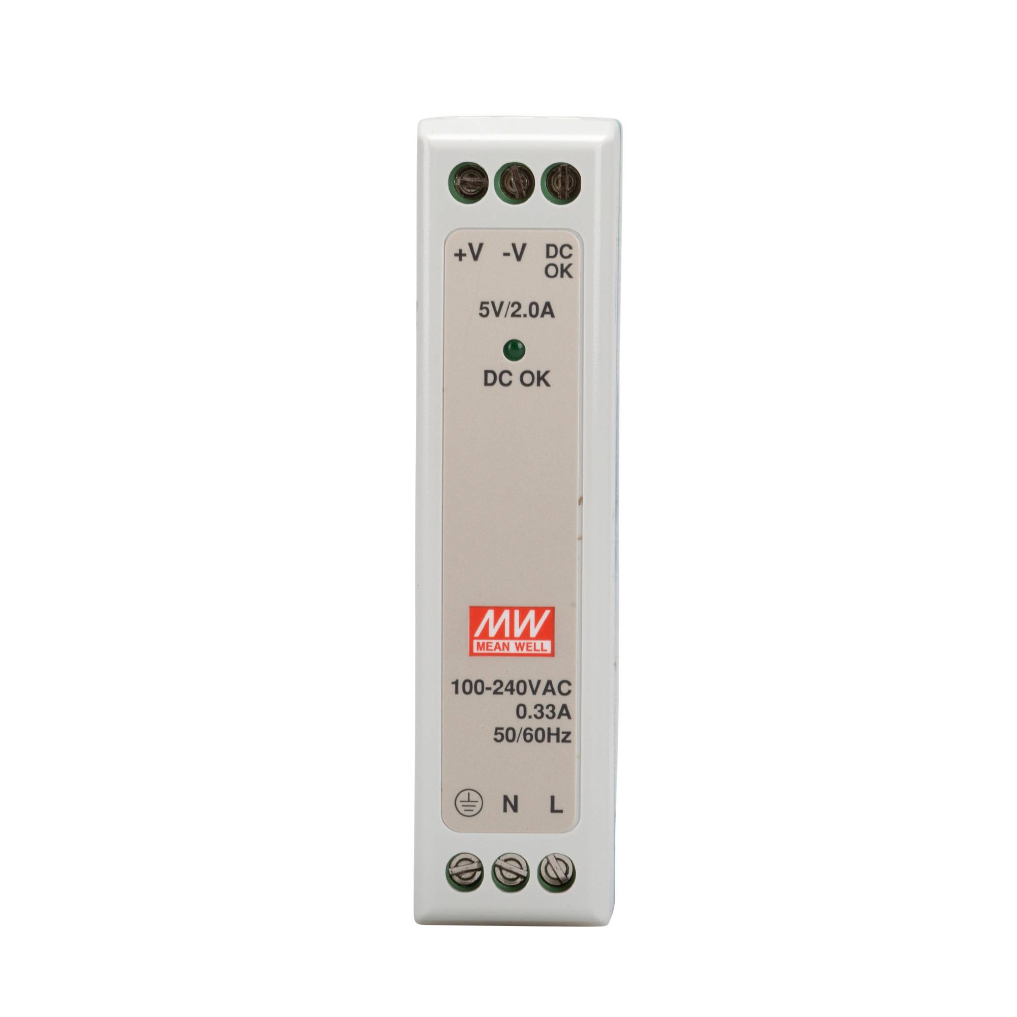 Mean Well MDR-10-5 Hutschienen-Netzteil (DIN-Rail) 5 V/DC 2A 10W Anzahl Ausgänge:1 x Inhalt 1St.