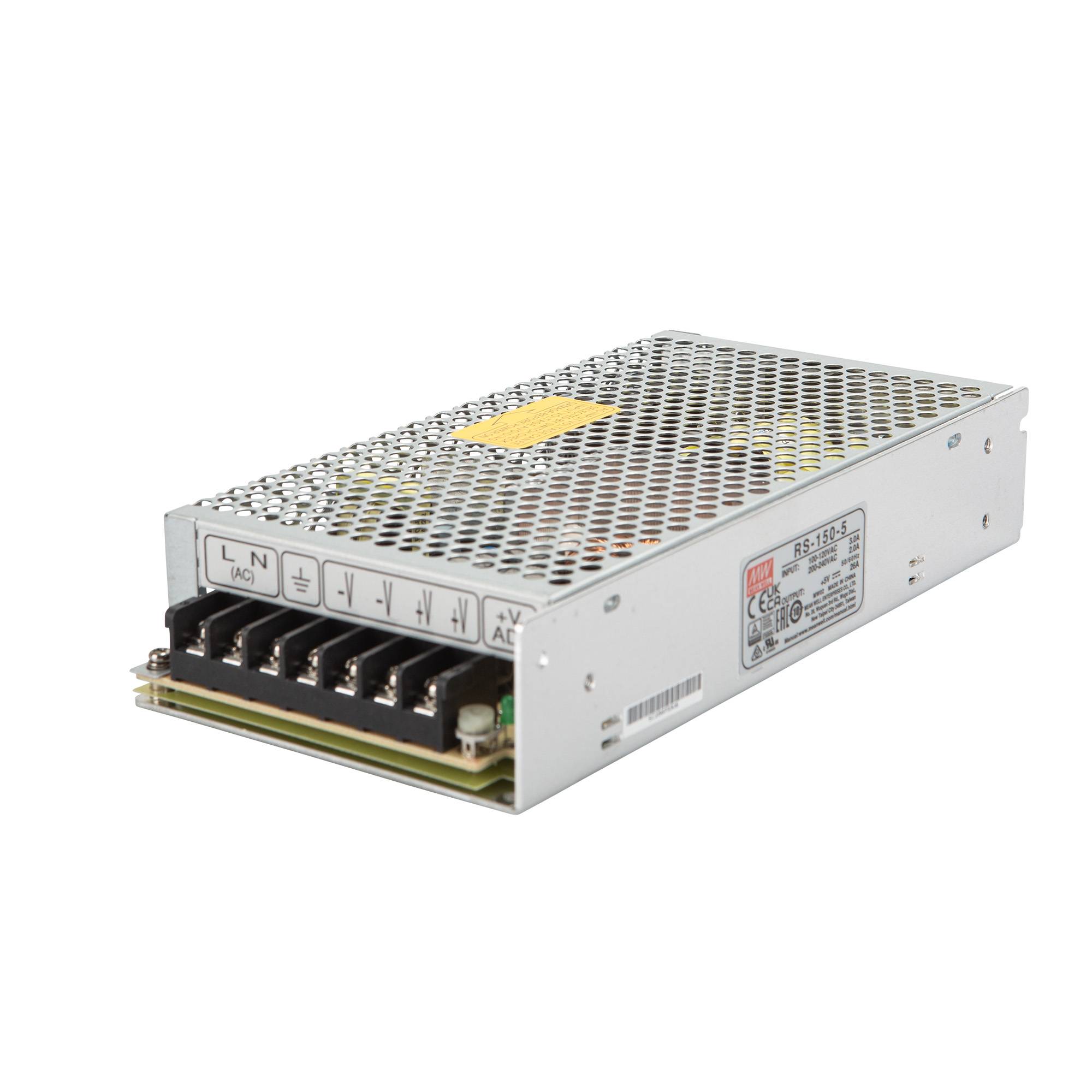 Mean Well RS-150 case single output SNT case 130W 5V/26A