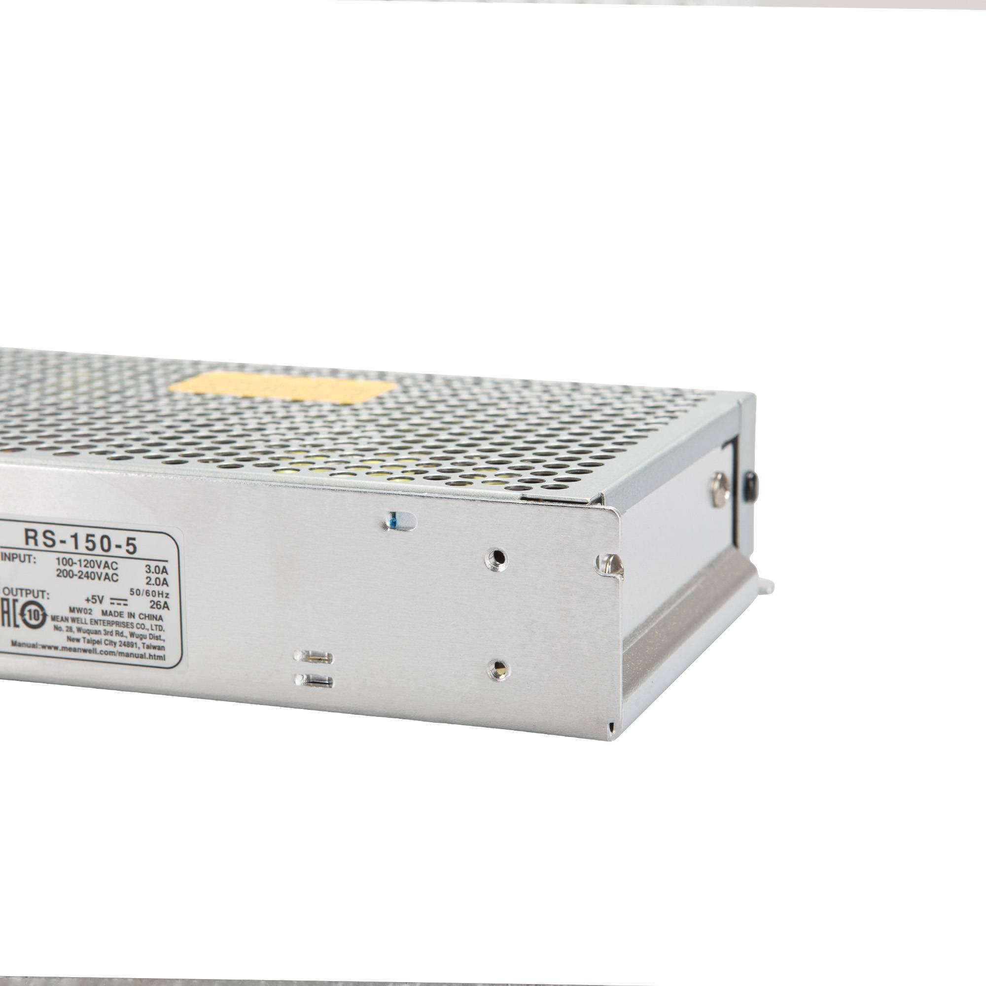 Mean Well RS-150 case single output SNT case 130W 5V/26A