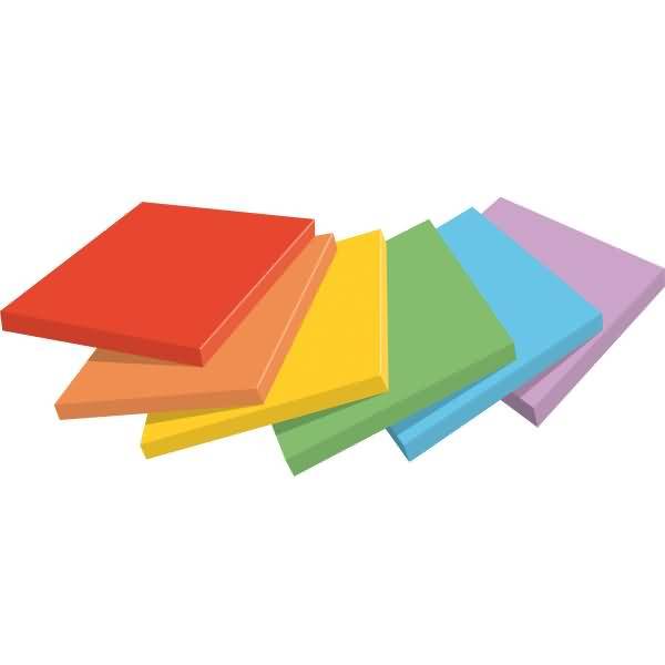 Haftnotiz Super Sticky Notes Playful Collection 47,6x47,6mm 90 Blatt VE=12 Blöcke