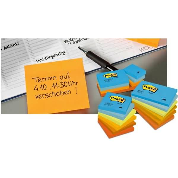 Post-it Haftnotiz Promotion Sparset 654655P gelb 24 St./Pack.
