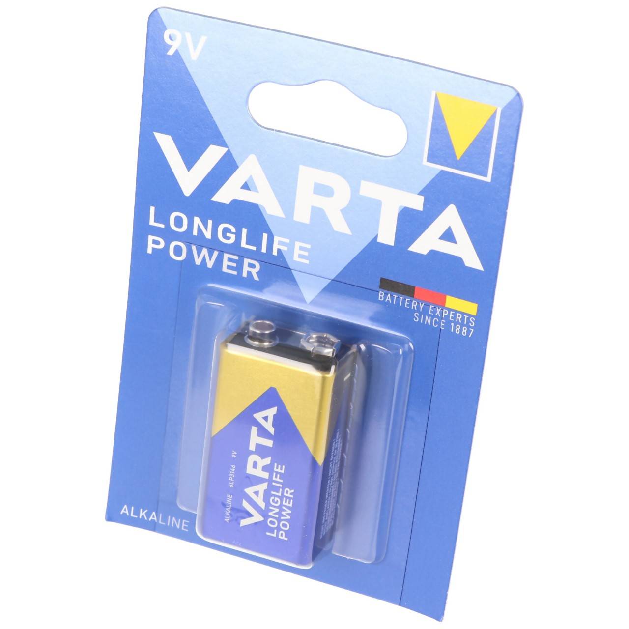 Varta Longlife Power (ehem. High Energy) 9V E-Block 4922 Batterie 20er Box in Folie