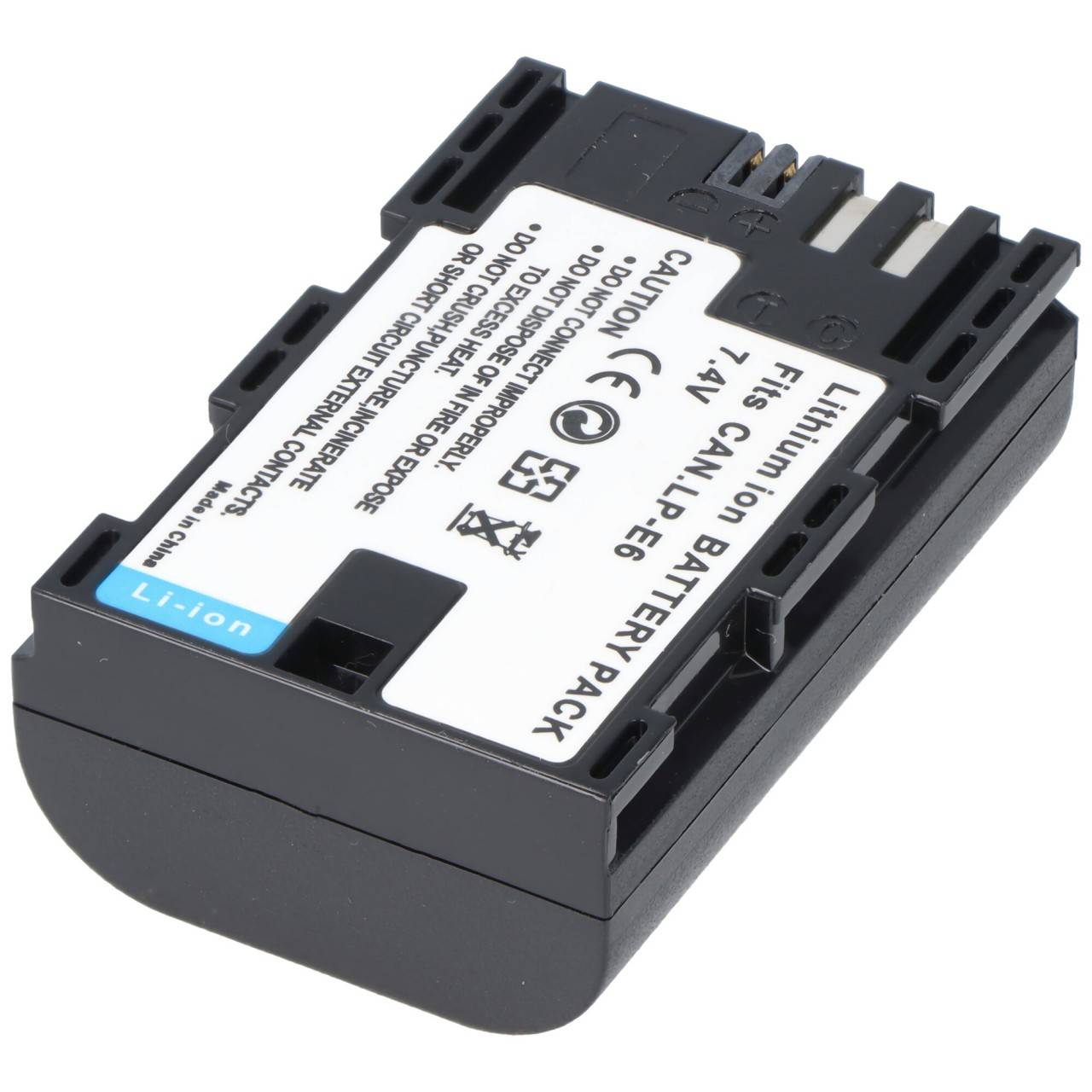 AccuCell Akku passend für Canon LP-E6, EOS 7D, EOS 5D MarkII, 1300mAh