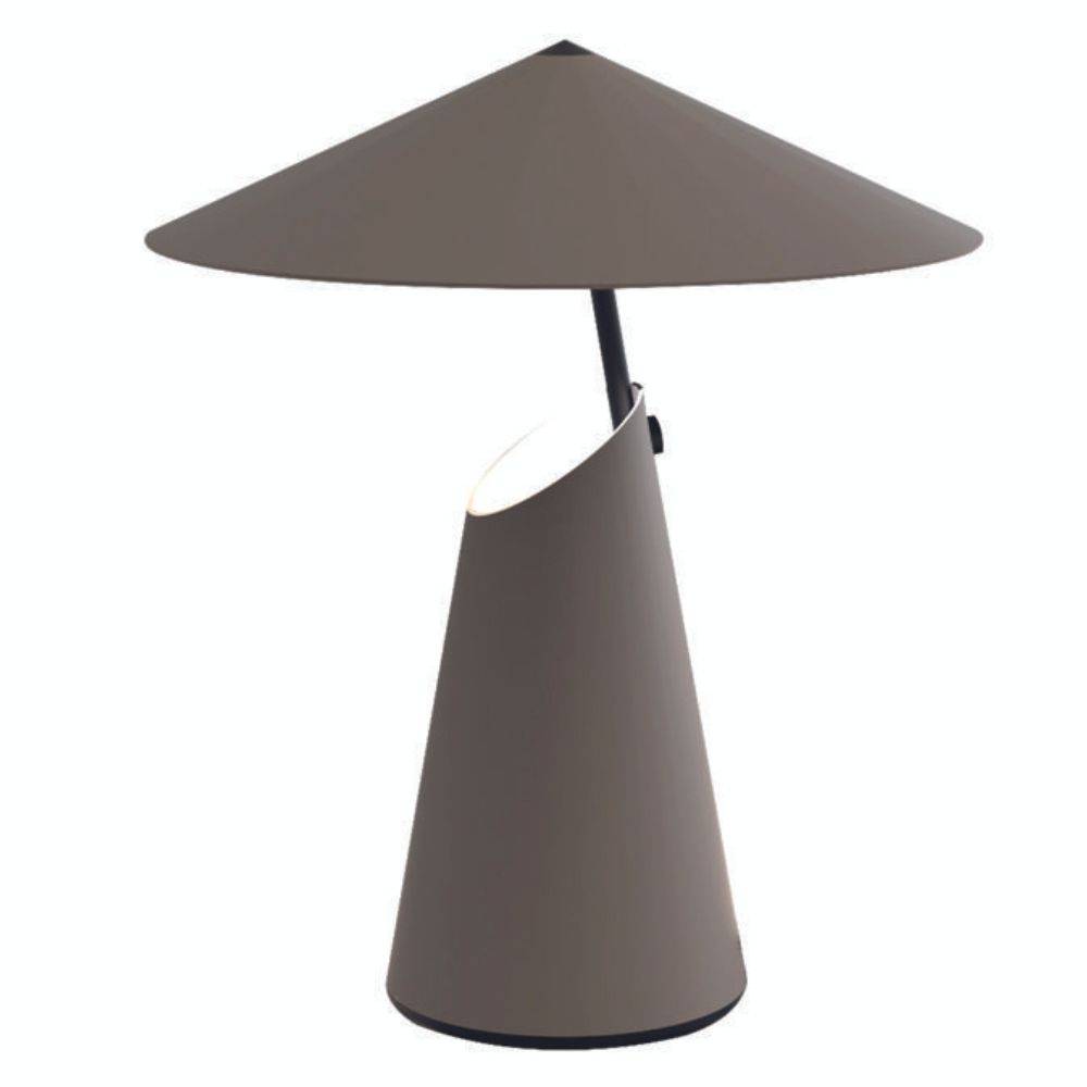 Tischleuchte Taido in Braun E27