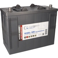 Quality-Batteries 12GEL-105 Antriebsbatterie 12 Volt 105 Ah (5h), 120 AH (20h) / Blei-Gel-Akku Quality-Batteries 12GEL-105 Antriebsbatterie 12 Volt 105 Ah (5h), 120 AH (20h) / Blei-Gel-Akku