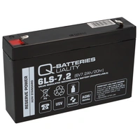 Q-Batteries 6LS-7.2 6V 7,2Ah Blei-Vlies Akku AGM VRLA Q-Batteries 6LS-7.2 6V 7,2Ah Blei-Vlies Akku AGM VRLA