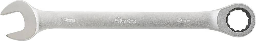 Fortis Ratschenschlüssel gerade 19mm