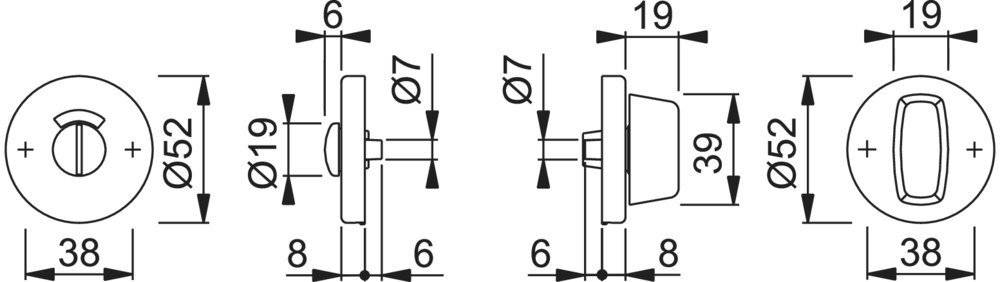 Rosettenpaar 42KSRWSKF69K/OL/R-W