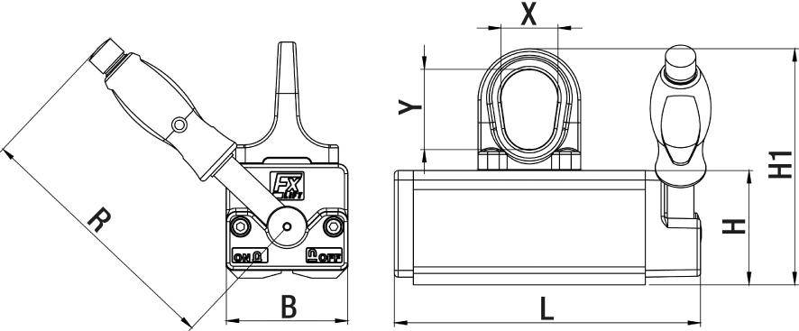 Lasthebemagnet FX-300 FLAIG