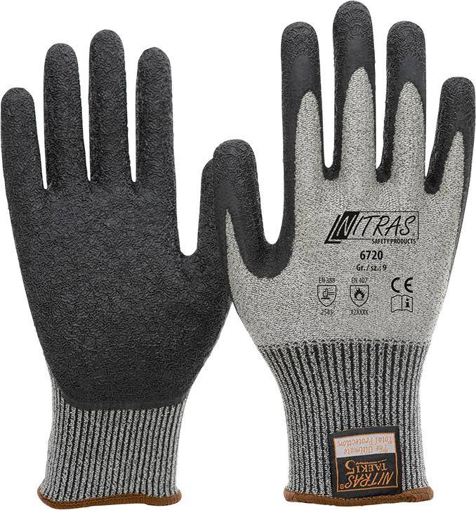 Schnittschutzhandschuh, Taeki5,Latex-beschichtet, Gr.XL Nitras