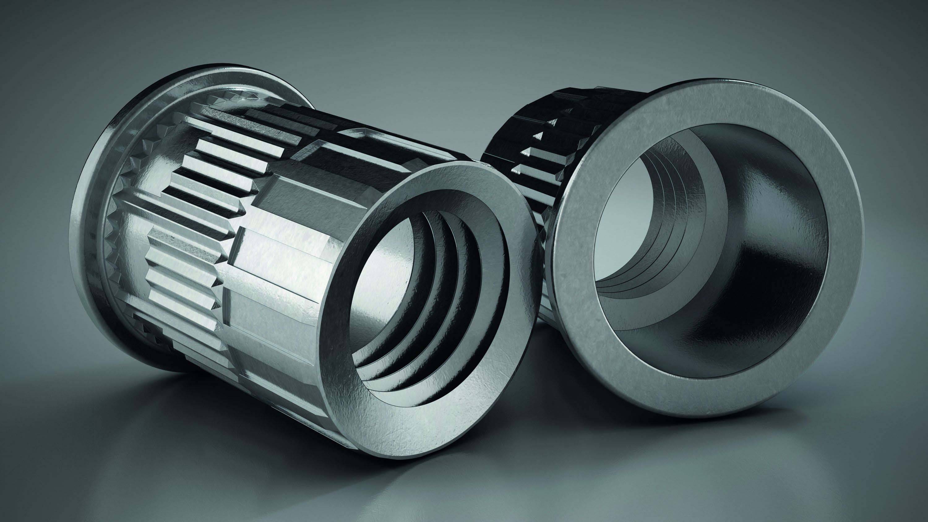 Gesipa Blindnietmutter Light Weight M6 x 9 x 10,5 Flachkopf gerändelt Stahl