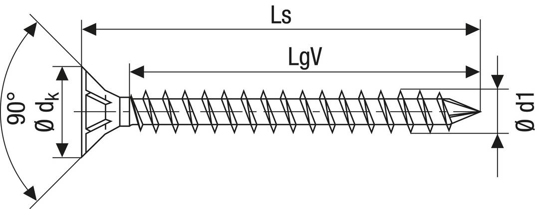 SPAX SeKo T-STAR 12,0x450 VG Wirox
