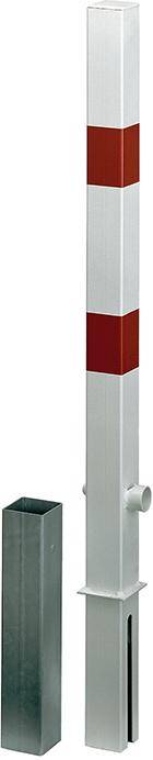 Absperrpfosten Passau 70x70 mm Dreik. Einbet. GAH Alberts